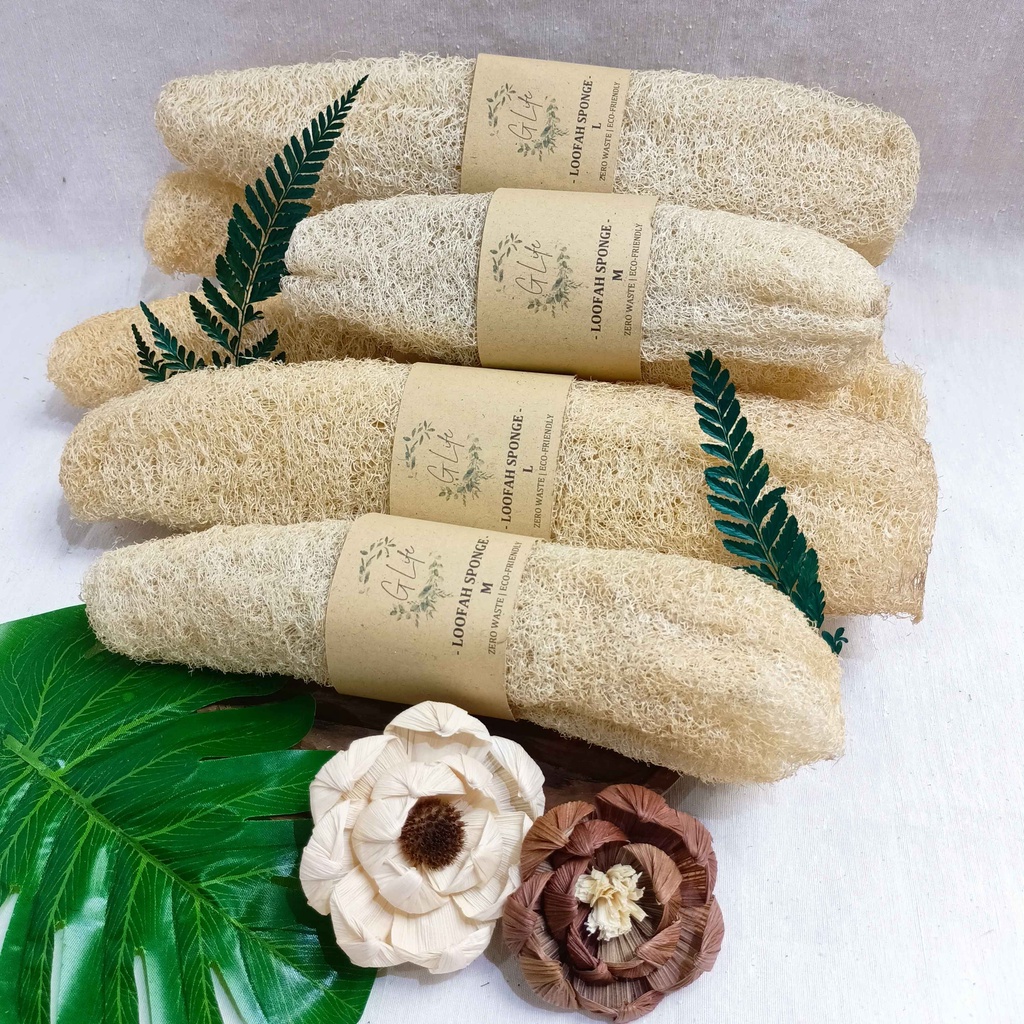 Loofah Sponge Mandi/Spons Loofah Mandi Gambas Oyong Alami