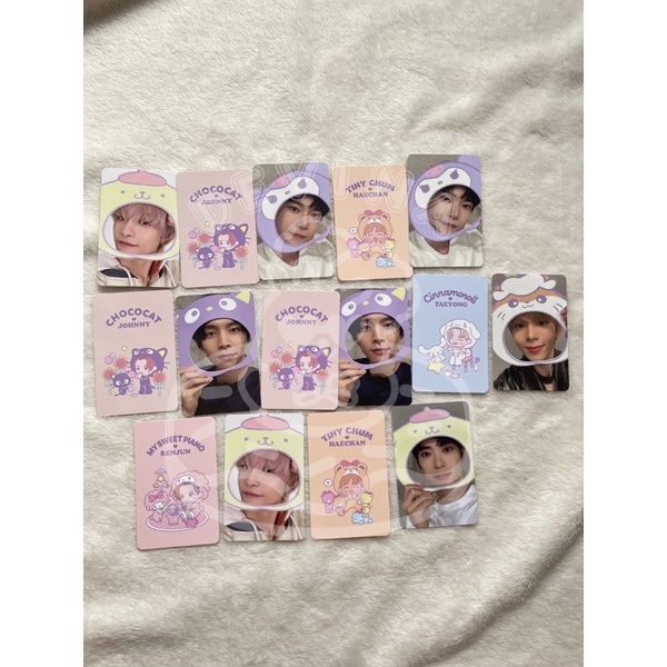 Photocard NCT X Sanrio Trading Card B Ver Selca Jaehyun Johnny Shotaro Yang Yang Doyoung Concept Hae