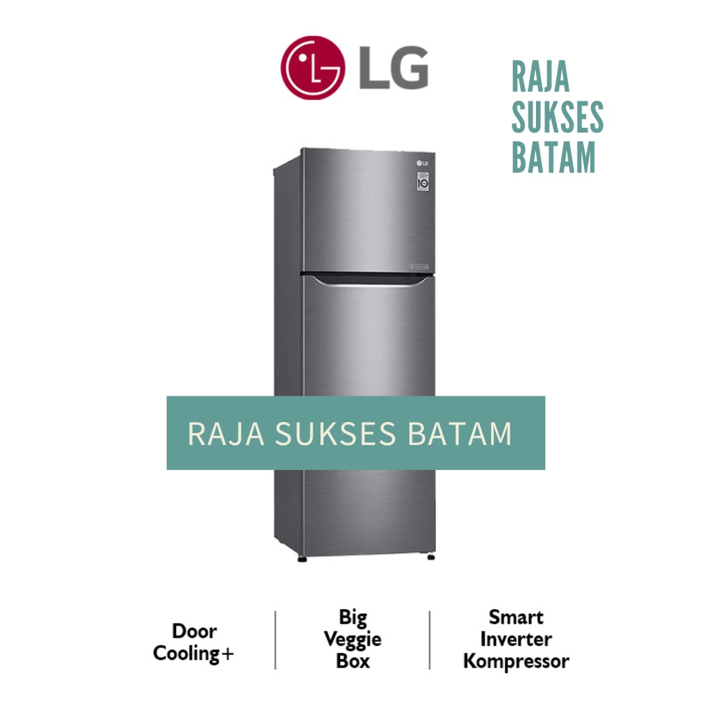 KULKAS GN-C272SLCN 2 PINTU LG SMART INVERTER GNC272SLCN batam