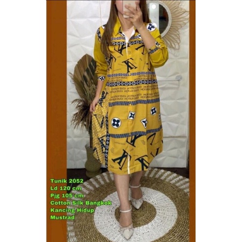 Tunik formal wolfis premium jumbo