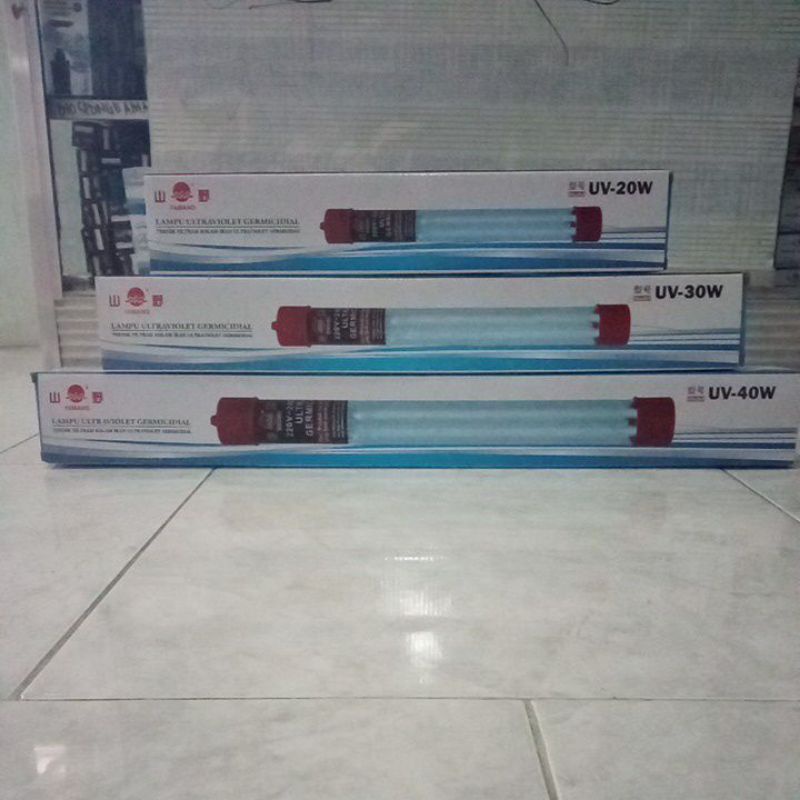Jual Lampu UV Celup Aquarium Kolam Yamano UV 20/30/40 Watt UV Kolam Koi