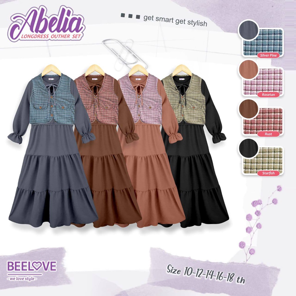 ABELIA LONGDRESS OUTHER by BEELOVE KIDS