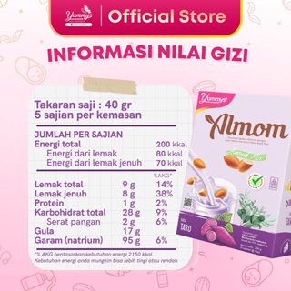 Image of thu nhỏ ALMOM Susu Almond Milk Pelancar ASI | Untuk Ibu Hamil 7 Bulan hingga Menyusui | PAKET ISI MATCHA & TARO #5