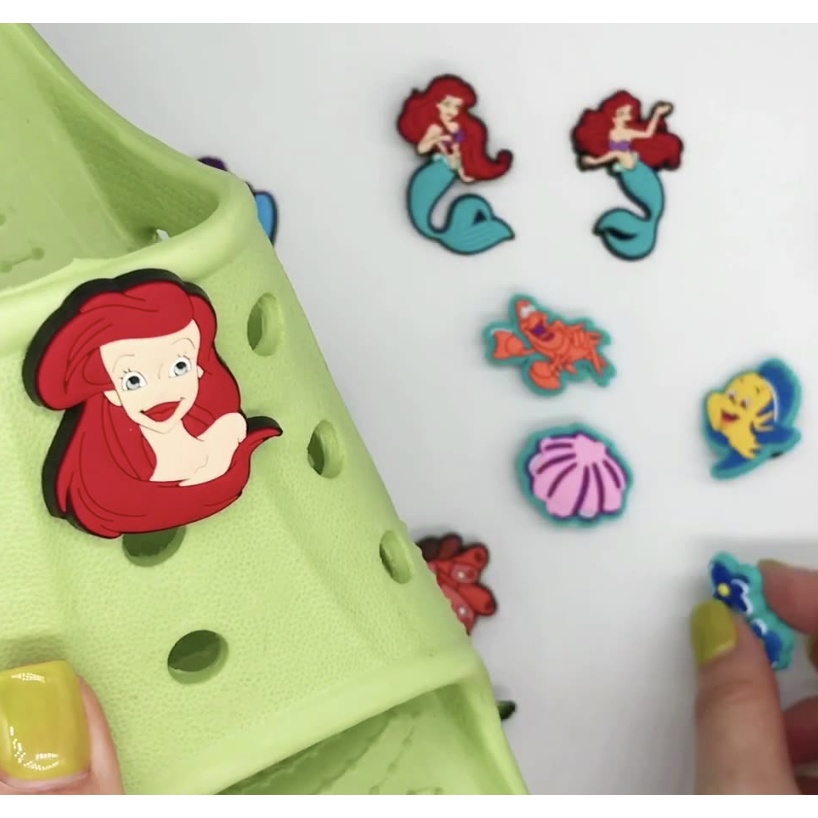 Aksesoris Charms Sepatu Crocs Jibbitz Ariel Little Mermaid DD-21