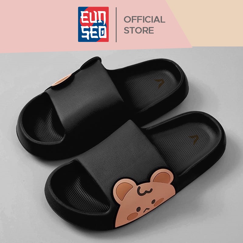 EUNSEO Sandal Wanita Fashion Korea Motif Jelly Outdoor Bear Anti Slip Tidak Licin Premium