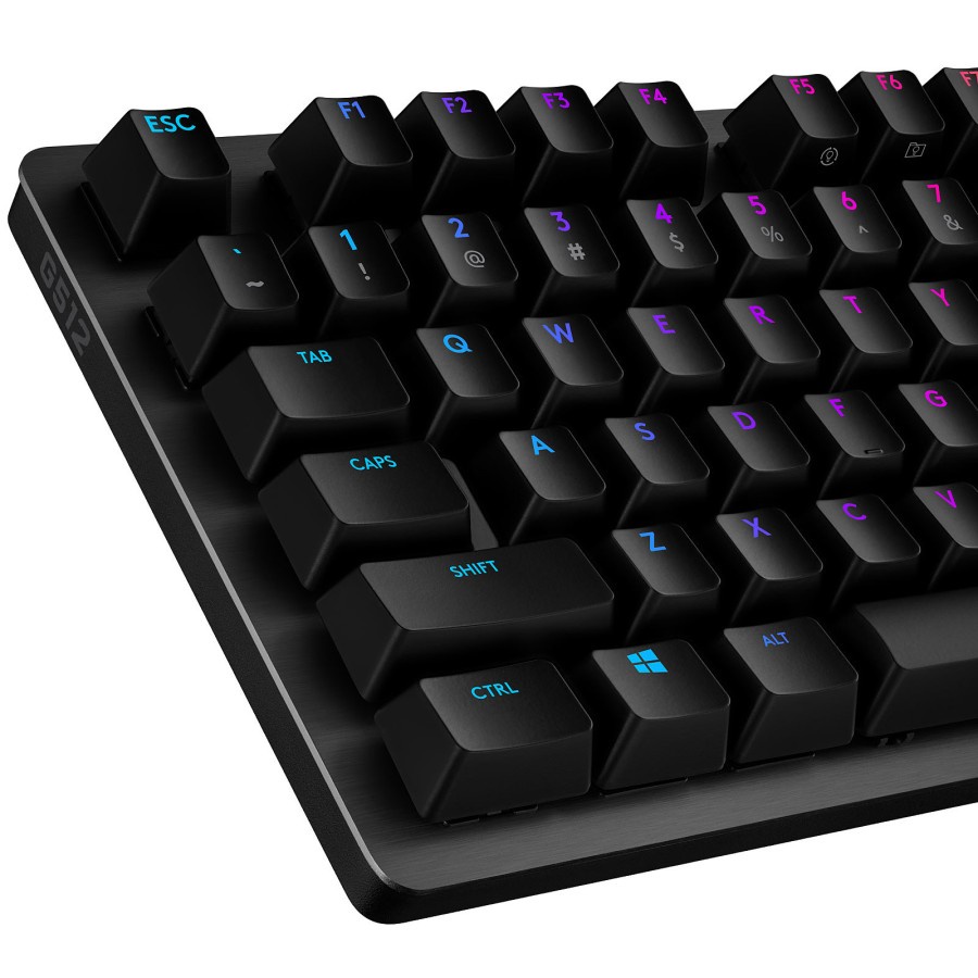 Logitech G512 Carbon RGB - GX Blue Clicky Switch Mechanical Keyboard