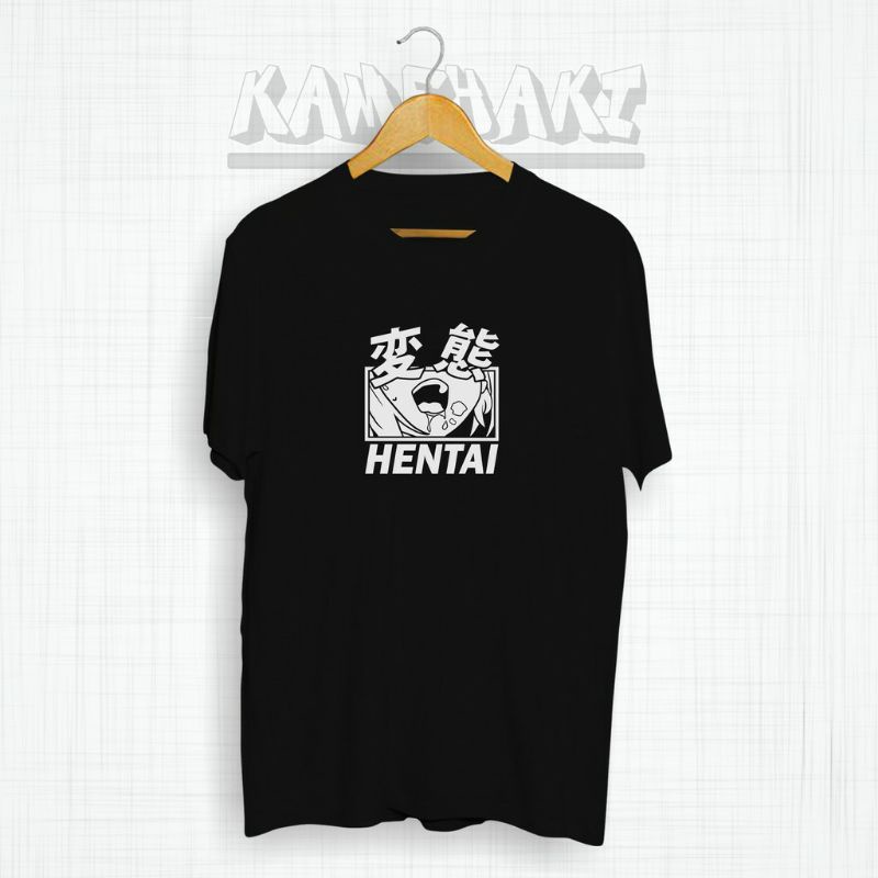 Kaos HENTAII FACE Kimochi - Kaos hentaii - Kaos Baju T-shirt Distro - Kaos Anime