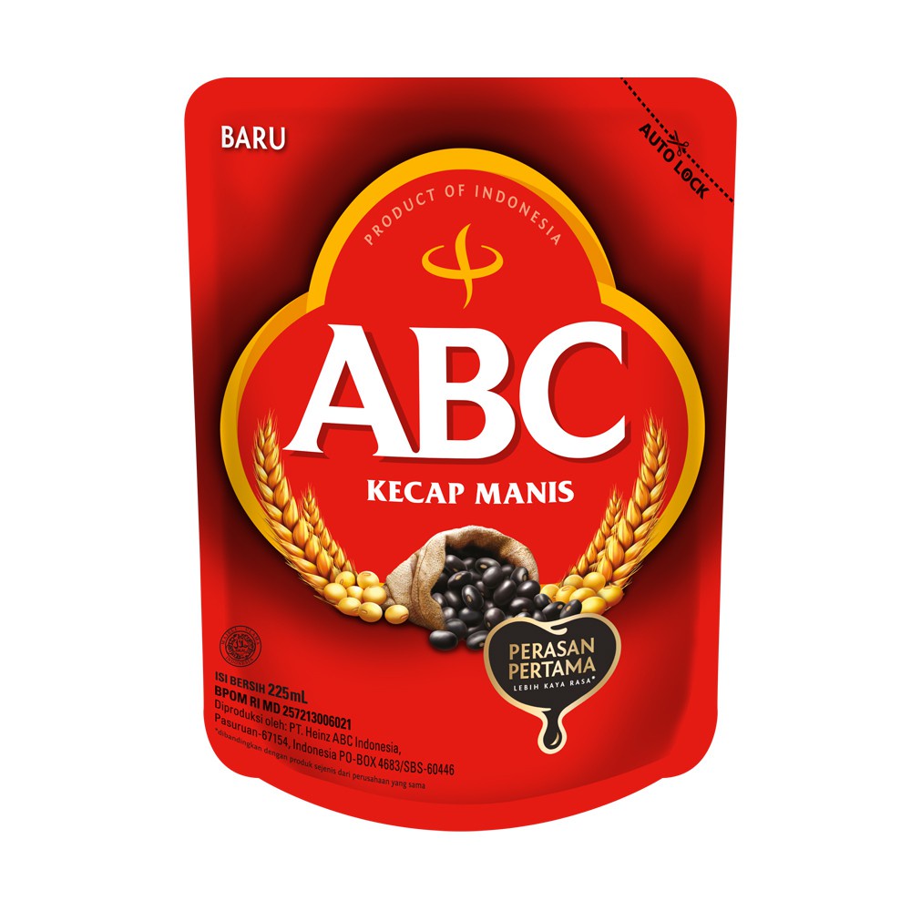 

ABC Kecap hitam manis refill 225ml