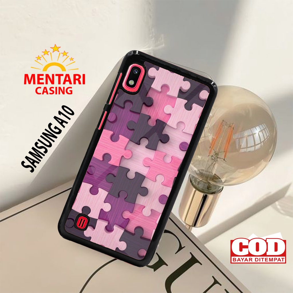 Case SAMSUNG A10S CASING SAMSUNG A10 [PUZZLE] Mentari casing case hp kondom hp case custom case casi