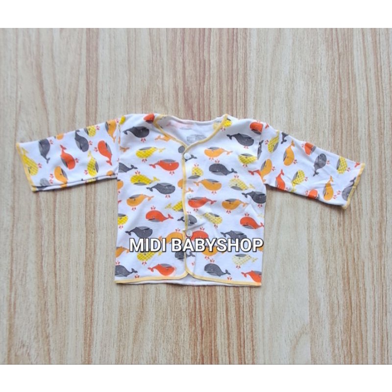 Baju Bayi Lengan Panjang Baru Lahir Motif Saffenda Baby SNI