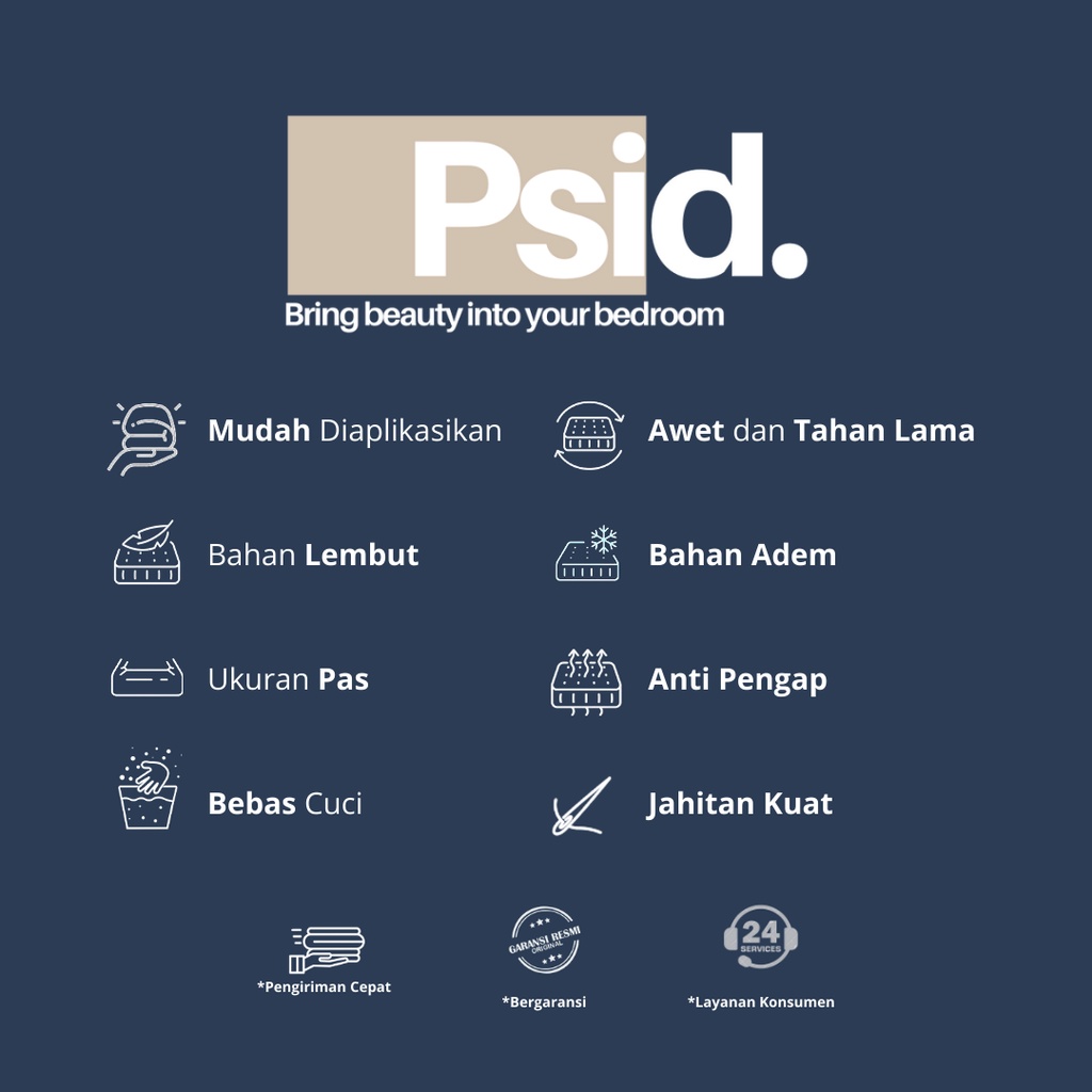 Sarung Guling Aesthetic Premium size 30x90cm