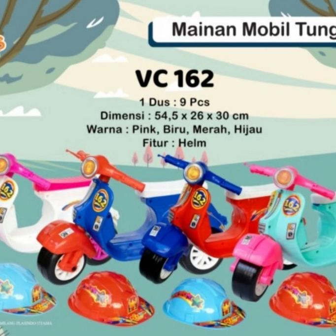 Vespa Mainan Anak Motor/MAINAN MOTOR ANAK KEREN/MAINAN MOTOR NAK KEKINIAN/MAINAN MOTOR ANAK LUCU