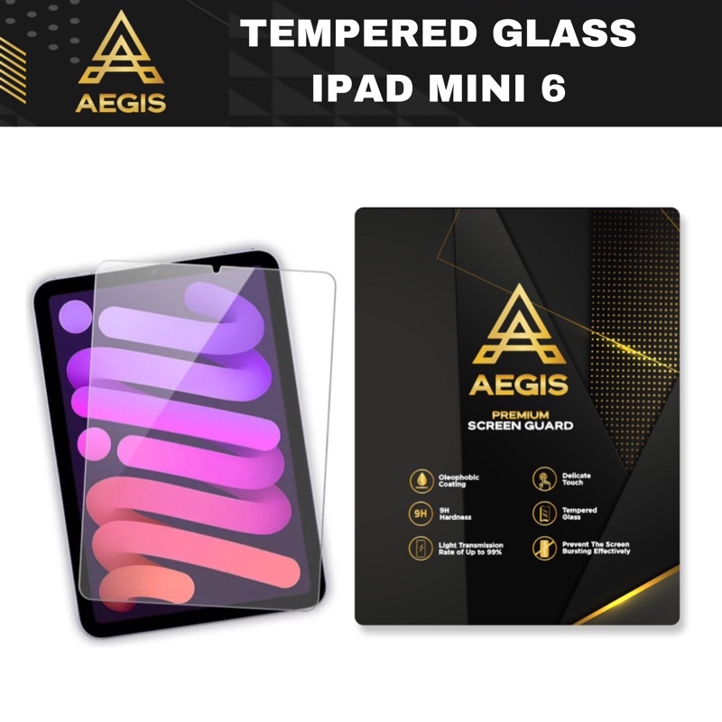 Tempered Glass Clear IPAD MINI 6 Aegis