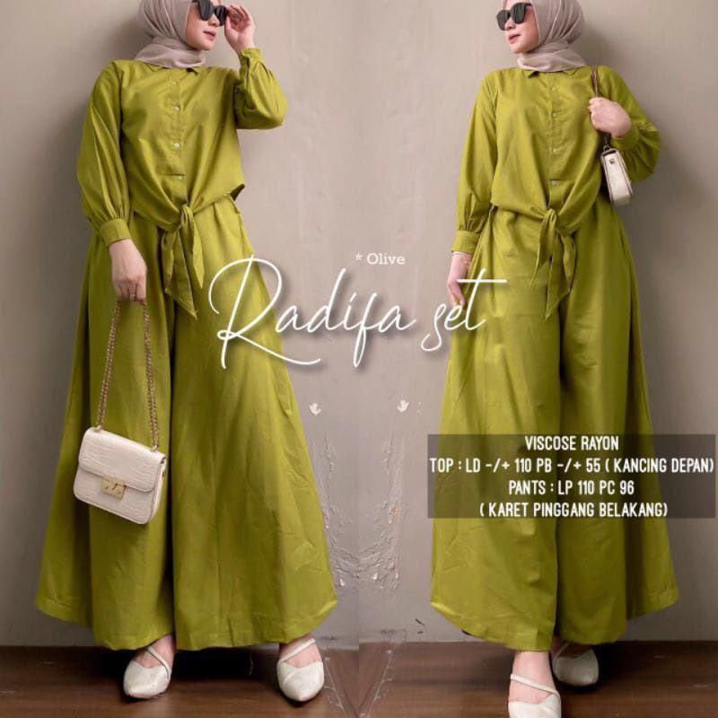 Fashion MUSLIM, baju wanita, baju stelan wanita, setelan, stelan, Baju stelan, fashion wanita, one set. Radifa Set