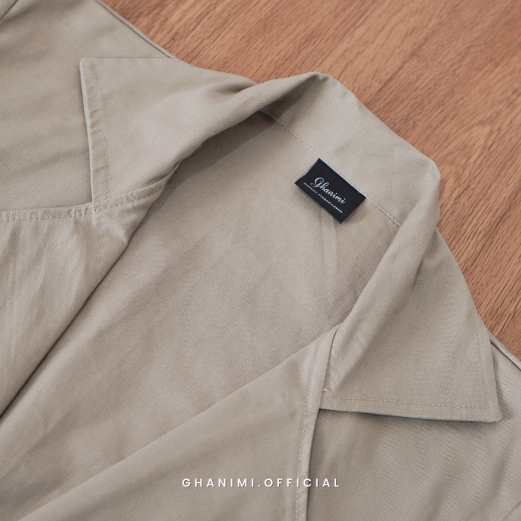 Ghanimi - Cleo Blazer / Jas Wanita Semi Formal / blazer polos timeless / blazer kerja crop top / blazer casual formal / blazer daily / jas kerja wanita /blazer wanita /atasan blazer wanita / atasan kerja /baju kerja wanita