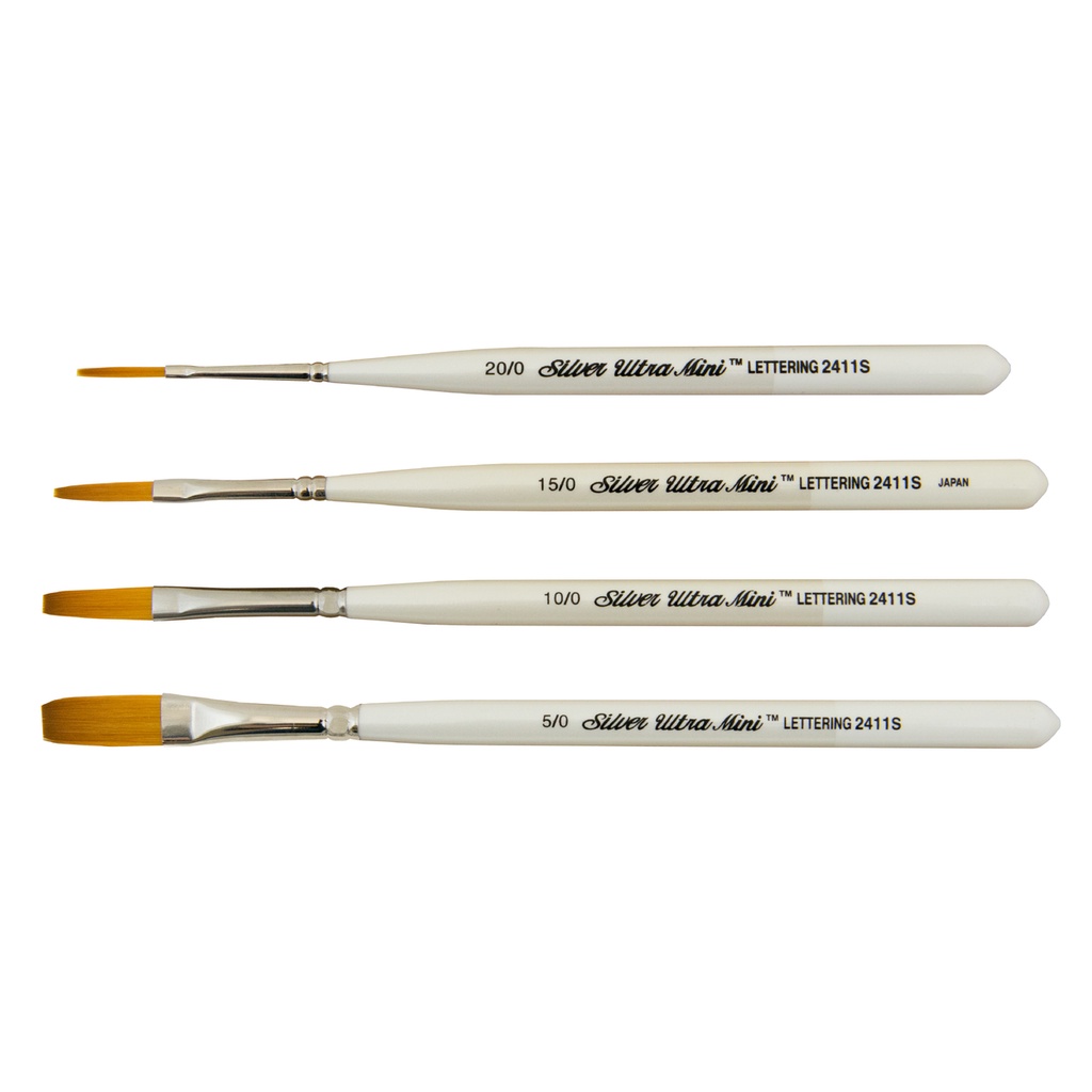 Silver Brush/ Silver Ultra Mini® 2411S Lettering