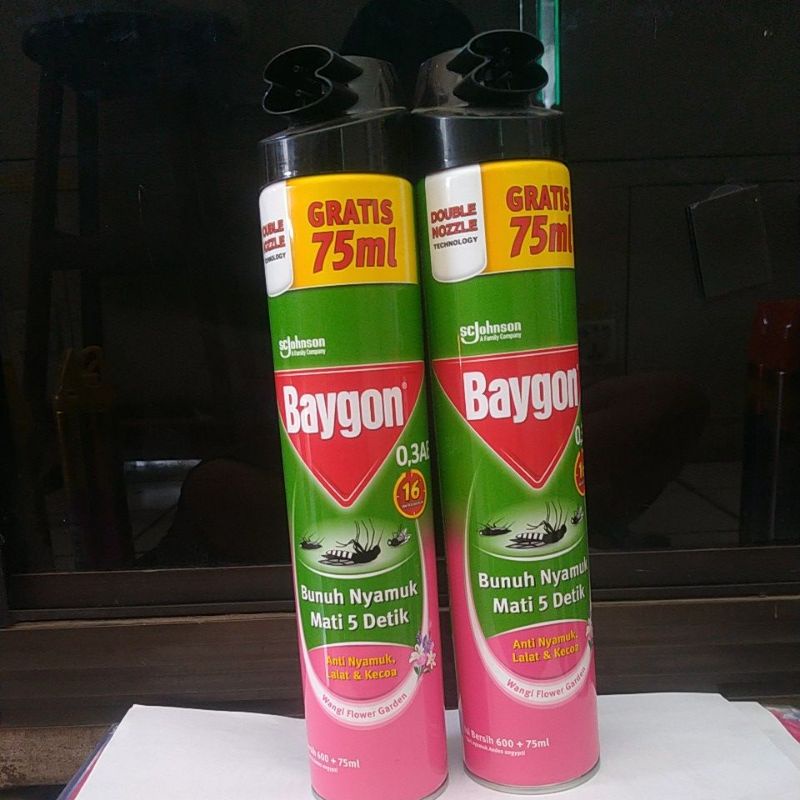 Baygon/Baygon semprot/Baygon anti nyamuk/Baygon 600+75 ml