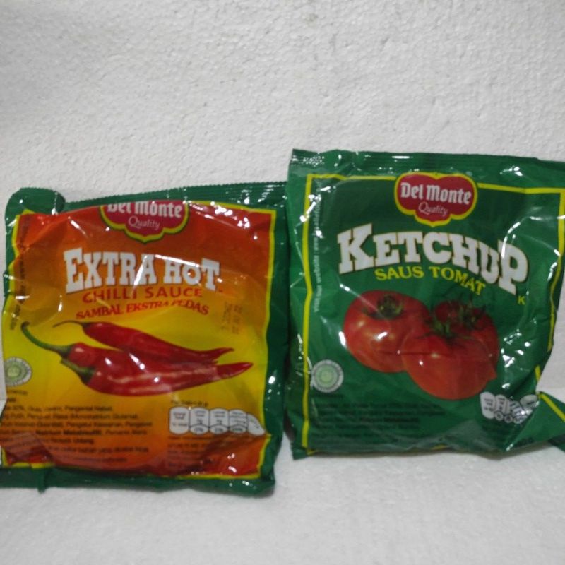 

Del Monte Sambal Extra Hot / Tomato sachet @ 8 gram (24 sachet)