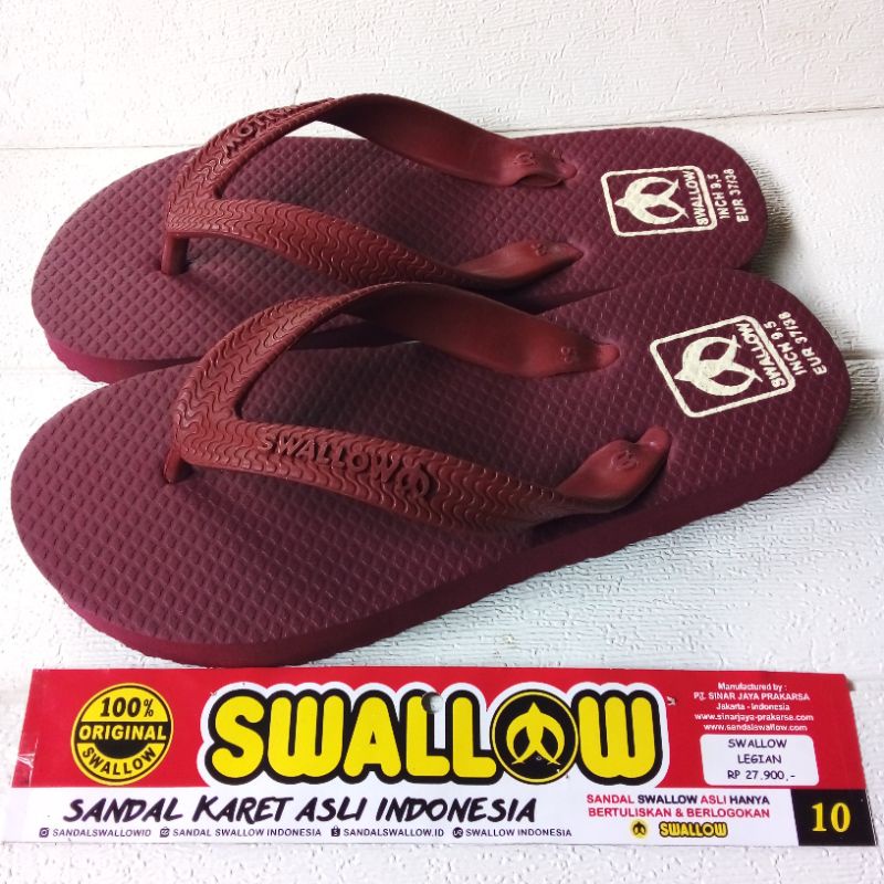 Sandal Swallow Original/Sandal Swallow Legian Kancing 5/Sandal Japit Swallow Ori