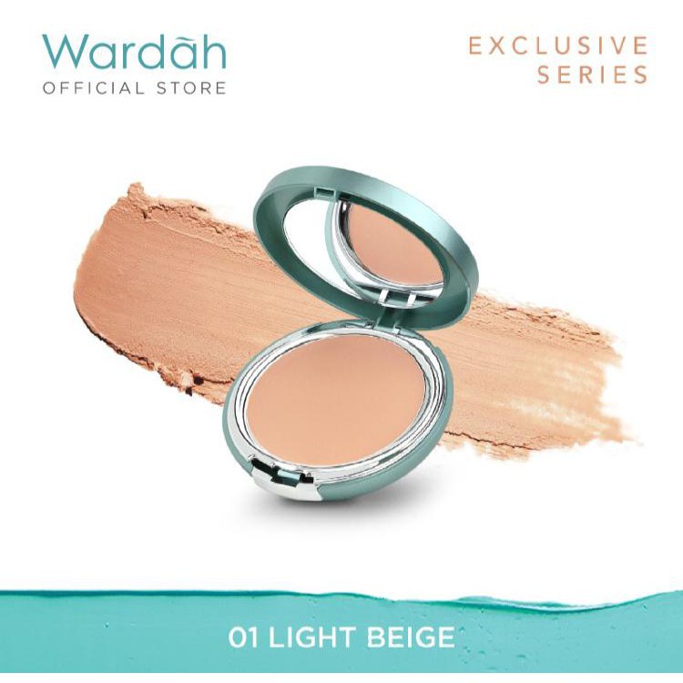 Wardah Exclusive Creamy Foundation  - Foundation Cream Dengan Coverage Tinggi dan Tahan Lama Girlsneed77 Official Store BPOM Kosmetik Medan Cosmetics Beauty Skin Care