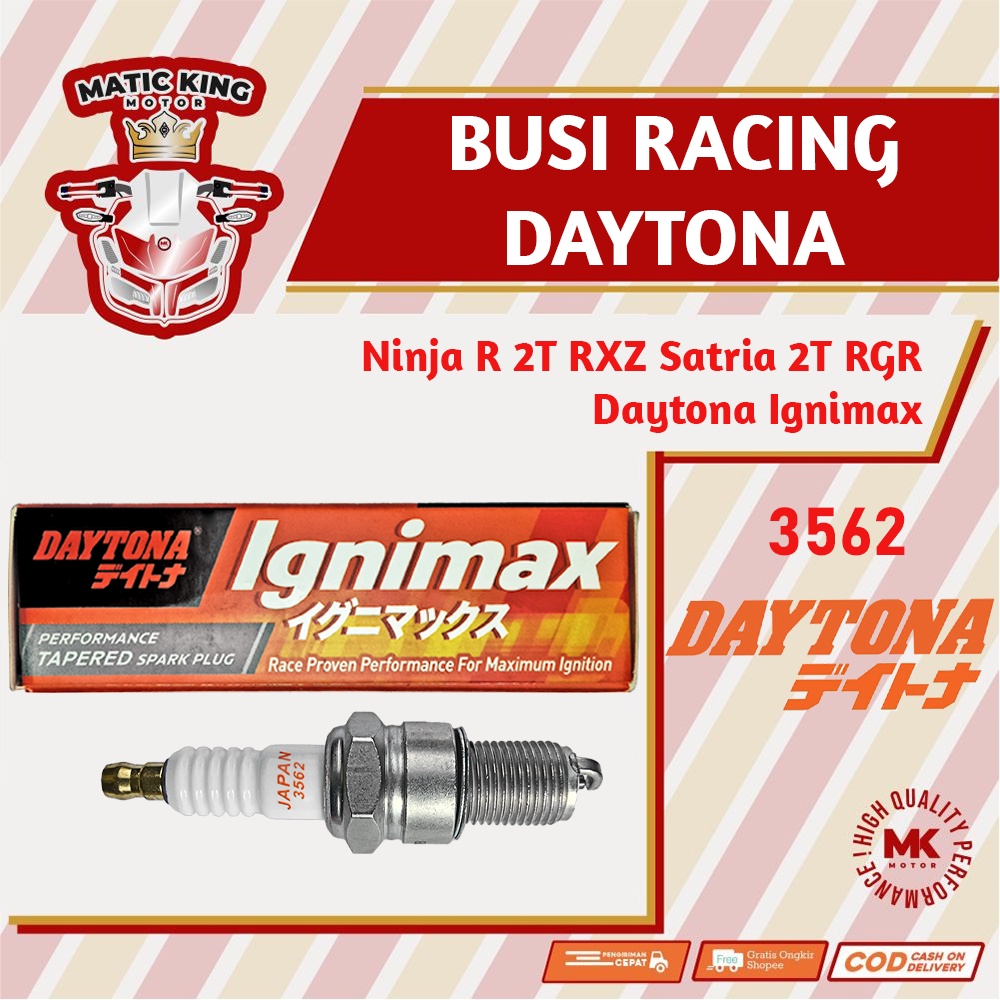 Busi Racing Ninja RR Satria 2 tak RXZ RGR 150 250 DAYTONA IGNIMAX 3562