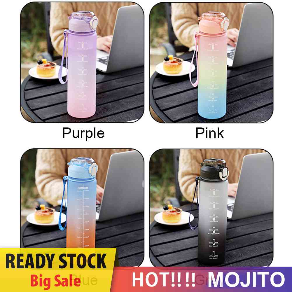 Botol Air Minum Bahan Plastik Anti Bocor Untuk Fitness