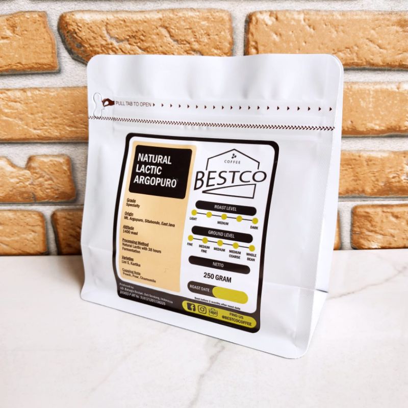 

Kopi Bestco Nusantara Arabica Natural Anaerob Ijen - Light to Medium 250Gr (Biji Utuh)