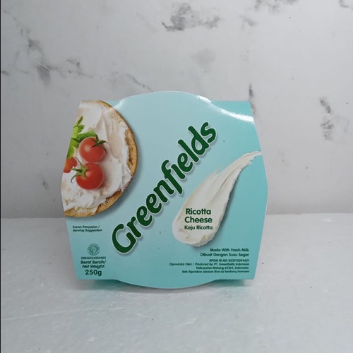 

GREENFIELDS RICOTTA CHEESE / KEJU RICOTTA 250G