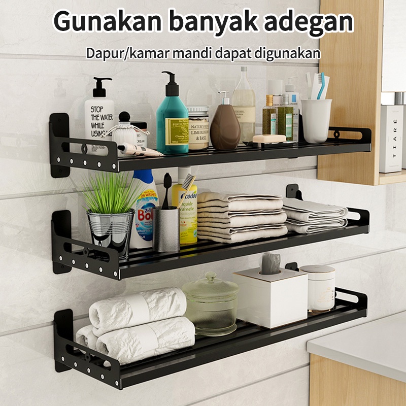 Rak Microwave Rak Dapur Dinding Rak Bumbu Gantung yang Oven Rak Kitchen Rack Tempat