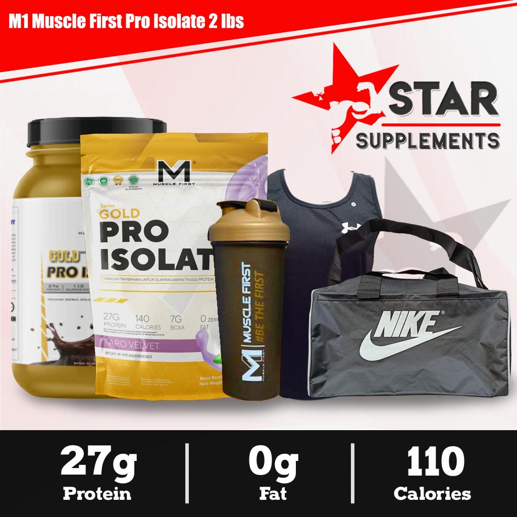 Jual M1 Muscle First Gold Pro Isolate 2 Lbs / Musclefirst Whey Protein ...