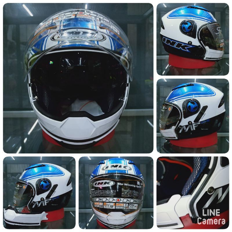 Helm Full Face INK MF 1 Original | KYT MF1 | Helm KYT Fullface | Helem Full Face | Helem KYT Full Fa