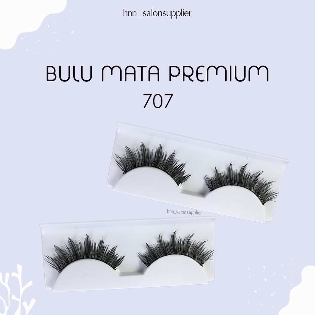 707 Bulu Mata Palsu Handmade Fake Eyelash Eye Lashes Lash Artifivial Belle Eyelashes