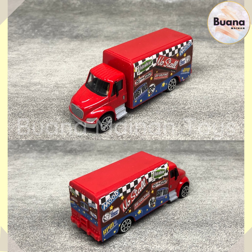 DIECAST DESONG MINI TRUCK CARRIER 1:55 MAINAN MOBIL ANAK COWO CEWE DS029
