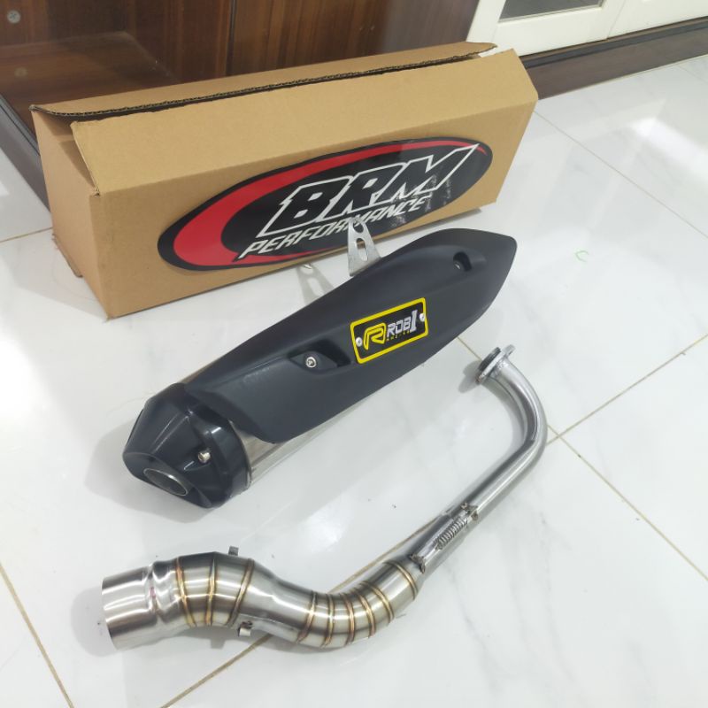 Knalpot ROB1 Aerox 155 OLD LEXI