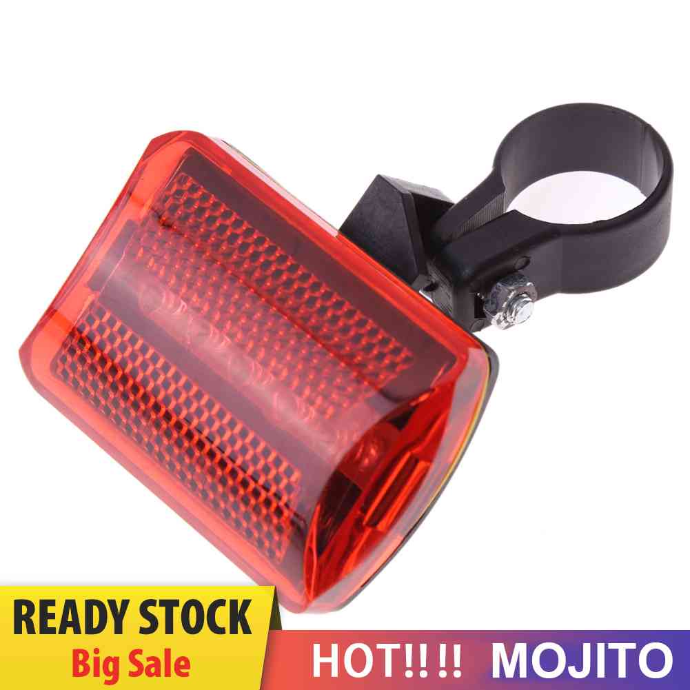 Set Lampu Depan + Belakang Sepeda 5 Led Anti Air Untuk Keamanan