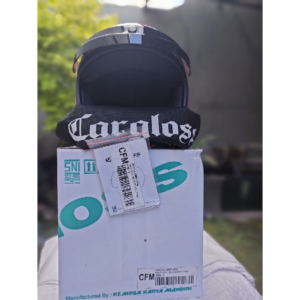HELM CARGLOSS CFM PINK/retro style