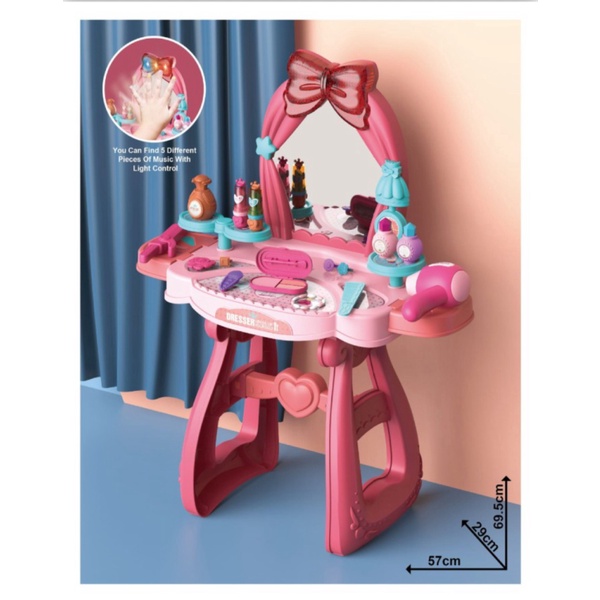 

Unik MAKE-UP DESK BEAUTICIAN MAINAN MEJA RIAS ANAK / MEJA MAKE UP DANDAN Diskon