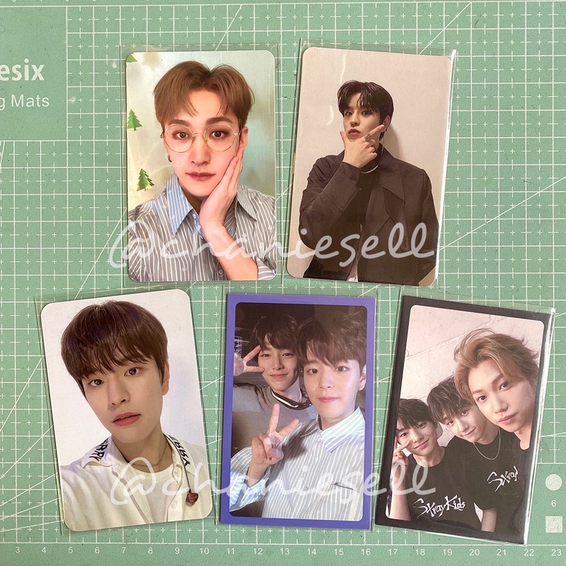 Photocard stray kids interpark bang chan christmas evel ip ce bangchan target oddinary seungmin