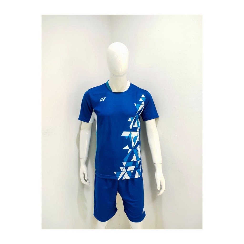 Kaos bulutangkis pria Y173 setelan baju celana badminton jersey wanita dewasa t-shirt outfit seragam jarsey kostum olahraga pakaian apparel sport jersy bulu tangkis casual jersi sudirman thomas uber cup print custom suit benhur polos