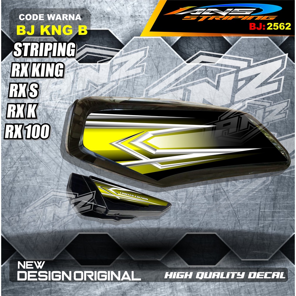 STICKER BODY MOTOR RX KING 2007 2004 2005 / STRIPING CUSTOM RX KING TERMURAH