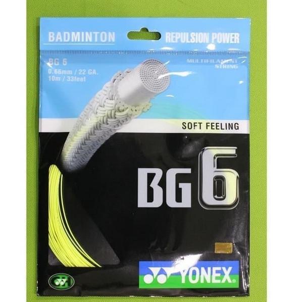 SENAR BADMINTON YONEX BG 6 CH ORIGINAL BERGARANSI  - RANDOM WARNA ◦ BWA.31Oc22ᴾ