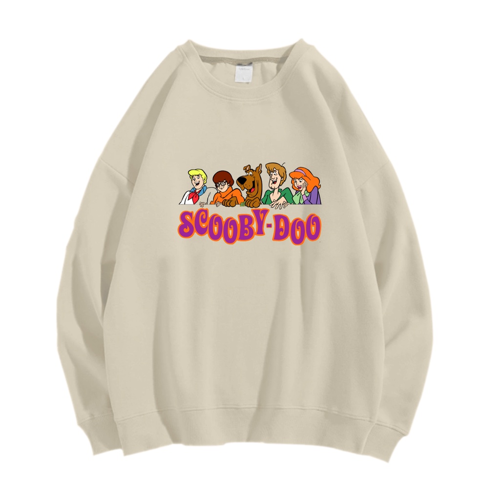 SCOOBY DOO SWEATER CREWNECK PRIA WANITA Size M-XXL