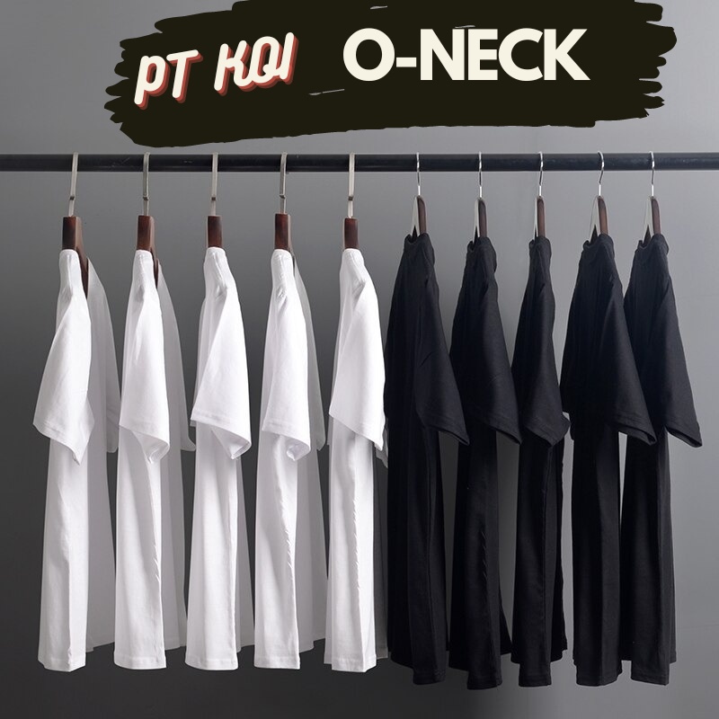 KAOS POLOS O-NECK LENGAN PENDEK COTTON COMBED 30S