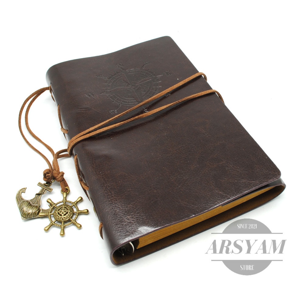 

Buku Catatan Harian Binder Kulit Retro Pirate Daily Notebook