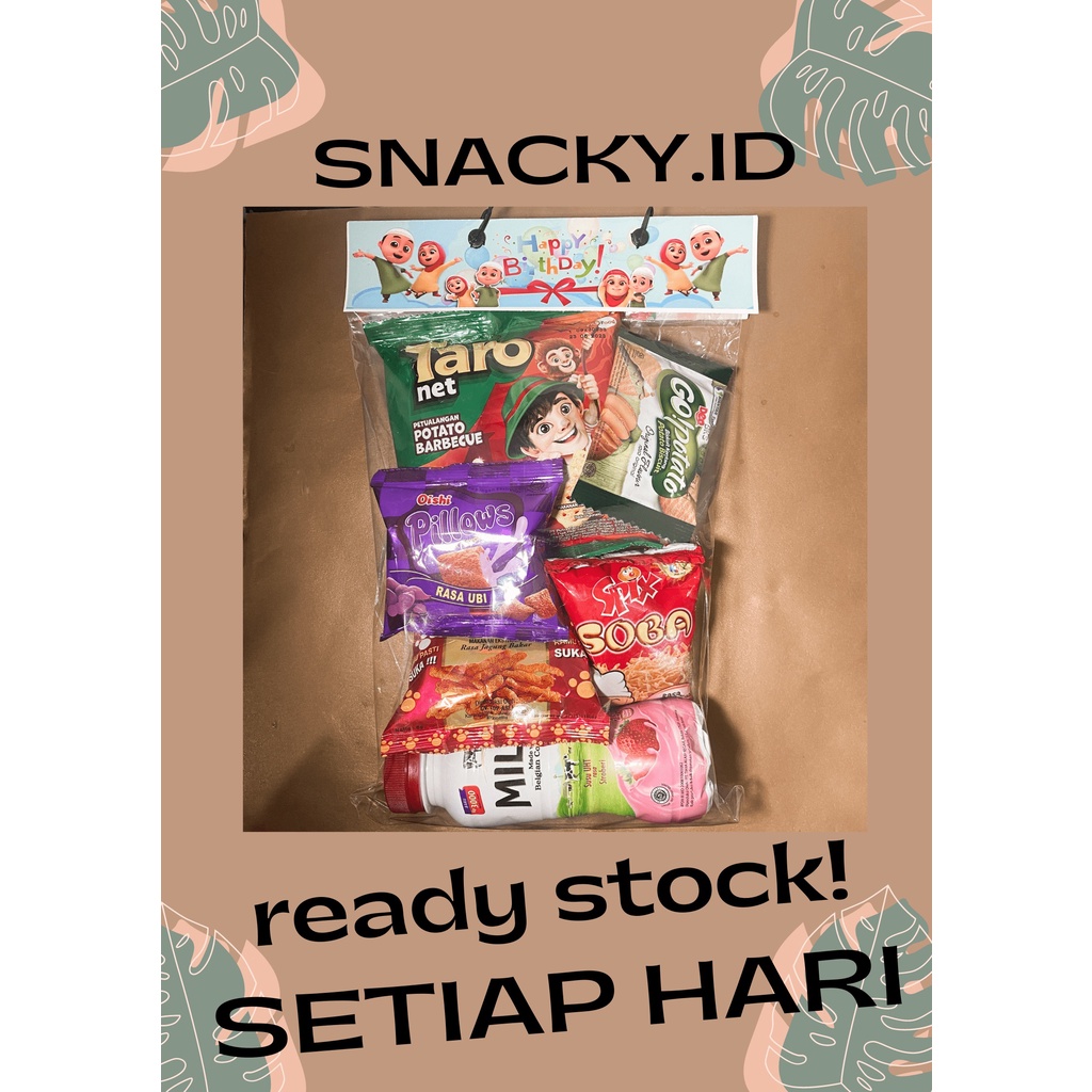 

PAKET MURAH SNACK BINGKISAN HAMPERS ULANG TAHUN ANAK