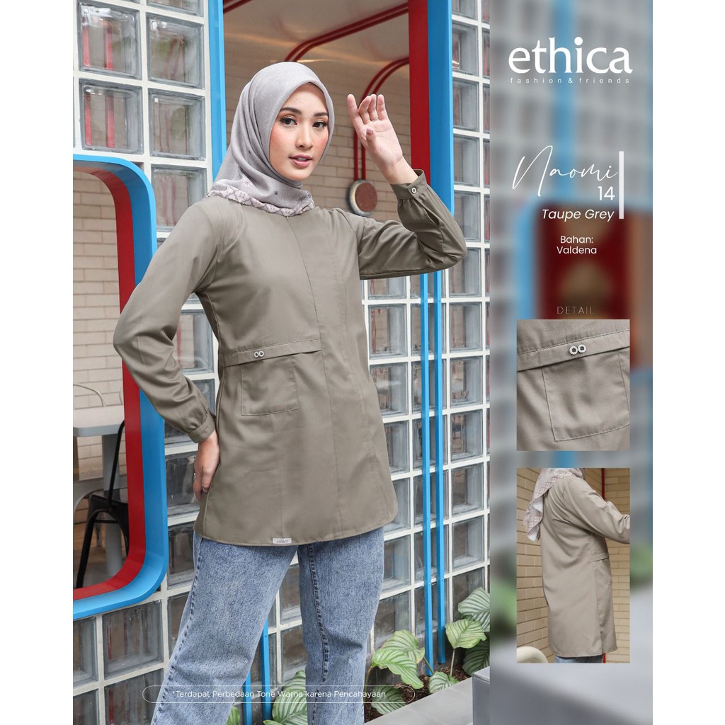 Cod Busana Muslim Tunik Naomi 14 by Ethica New Arrival