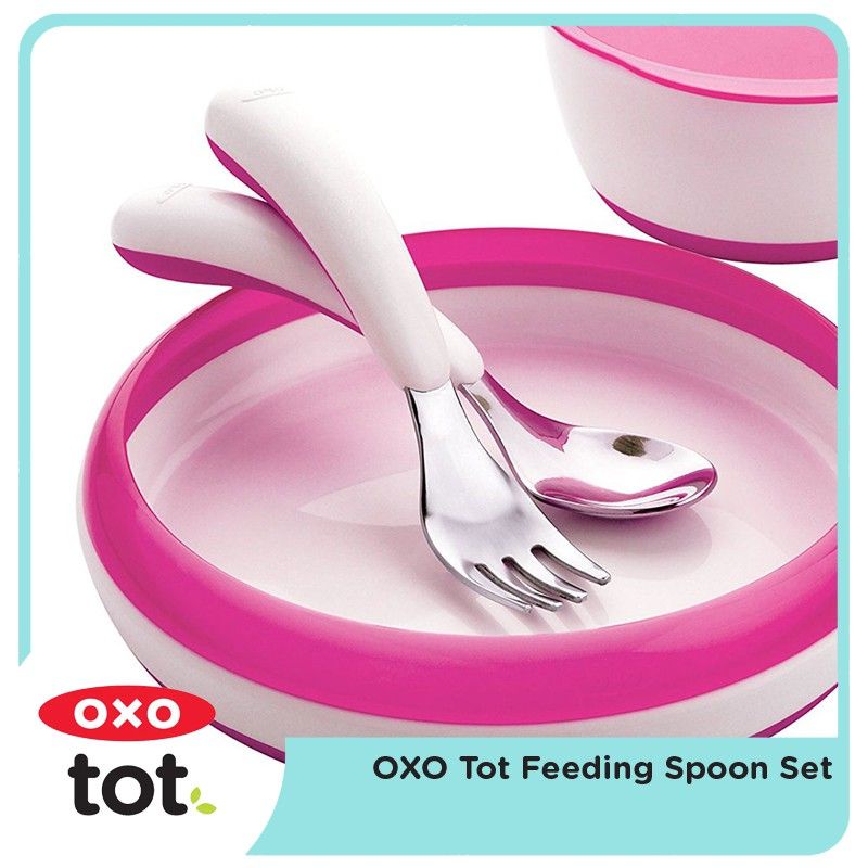 Oxo Tot Fork &amp; Spoon Set with Case