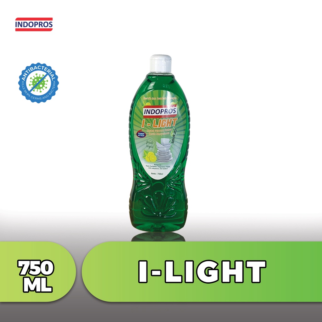 [INDOPROS] I-LIGHT -Sabun Cuci Piring PREMIUM - ANTI VIRUS - ANTI BAKTERI - ANTI LEMAK - 750 ML