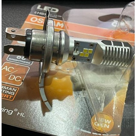 Lampu LED HS1 OSRAM H4 ac dc utama depan motor vixion kaki 3 putih pnp