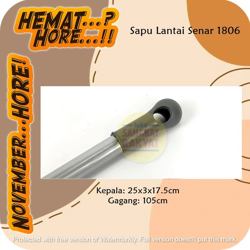 Sapu Lantai Nylon Sapu Senar 1806 Dynamic